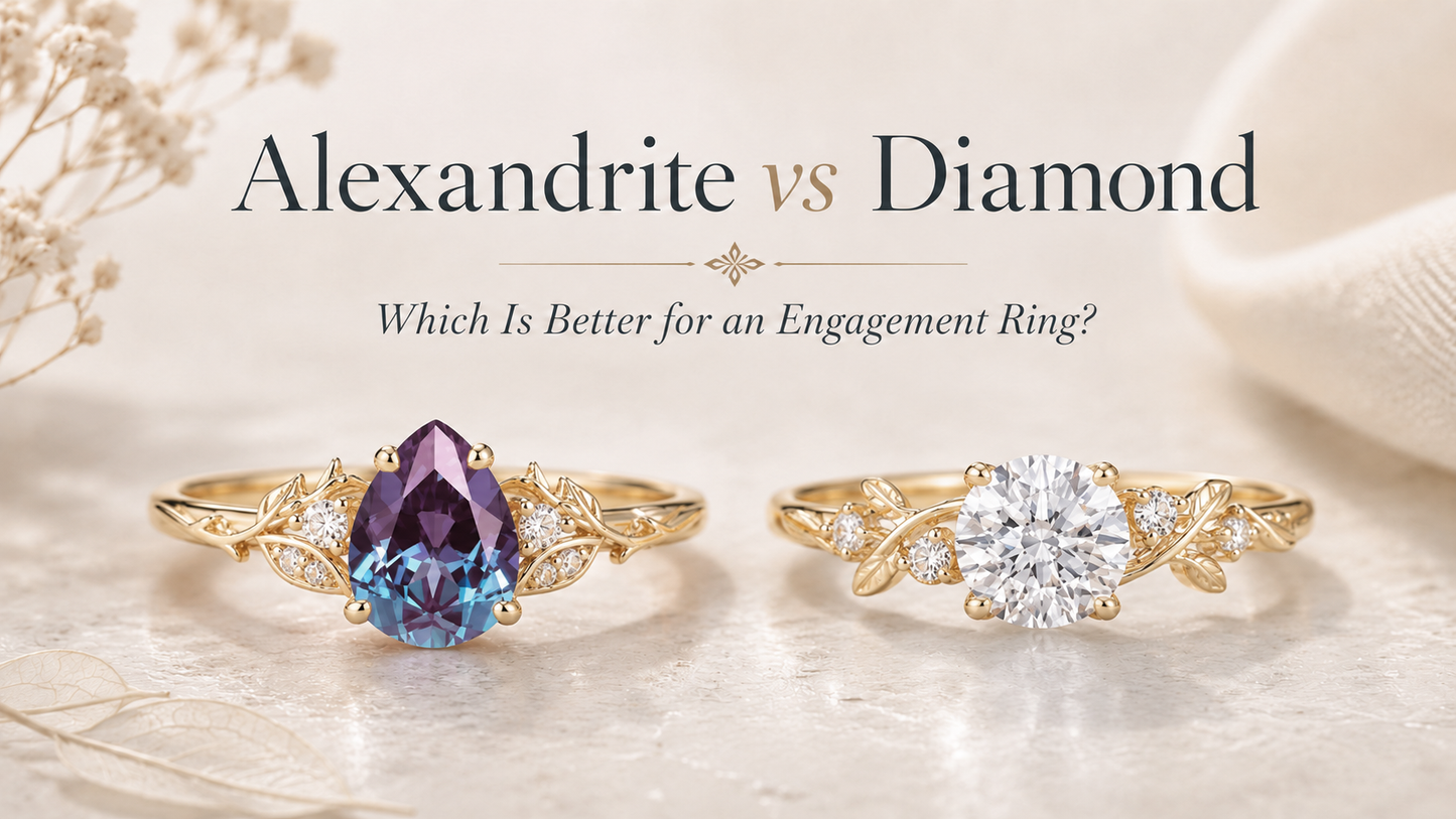 Alexandrite vs Diamond: Which Is Better for an Engagement Ring?