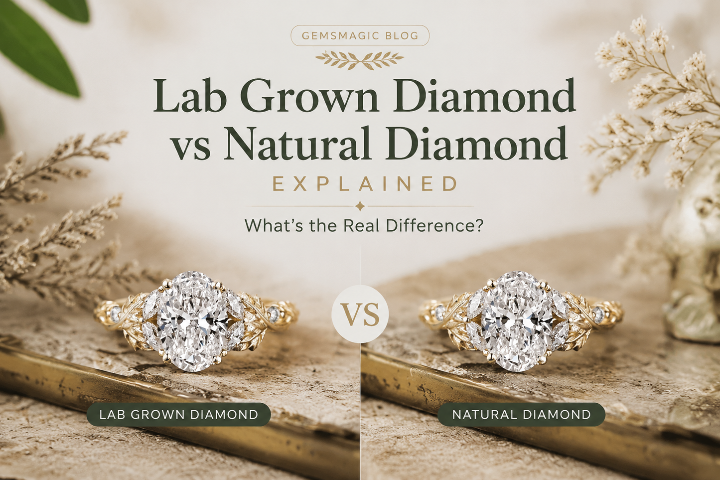 Lab Grown Diamond vs Natural Diamond Explained: What’s the Real Difference?