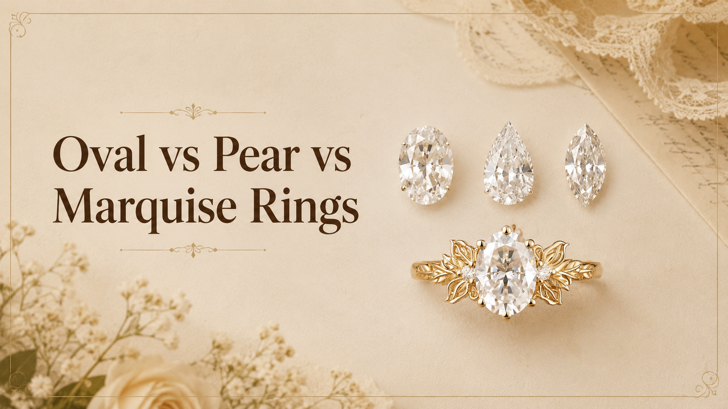 Oval vs Pear vs Marquise Rings