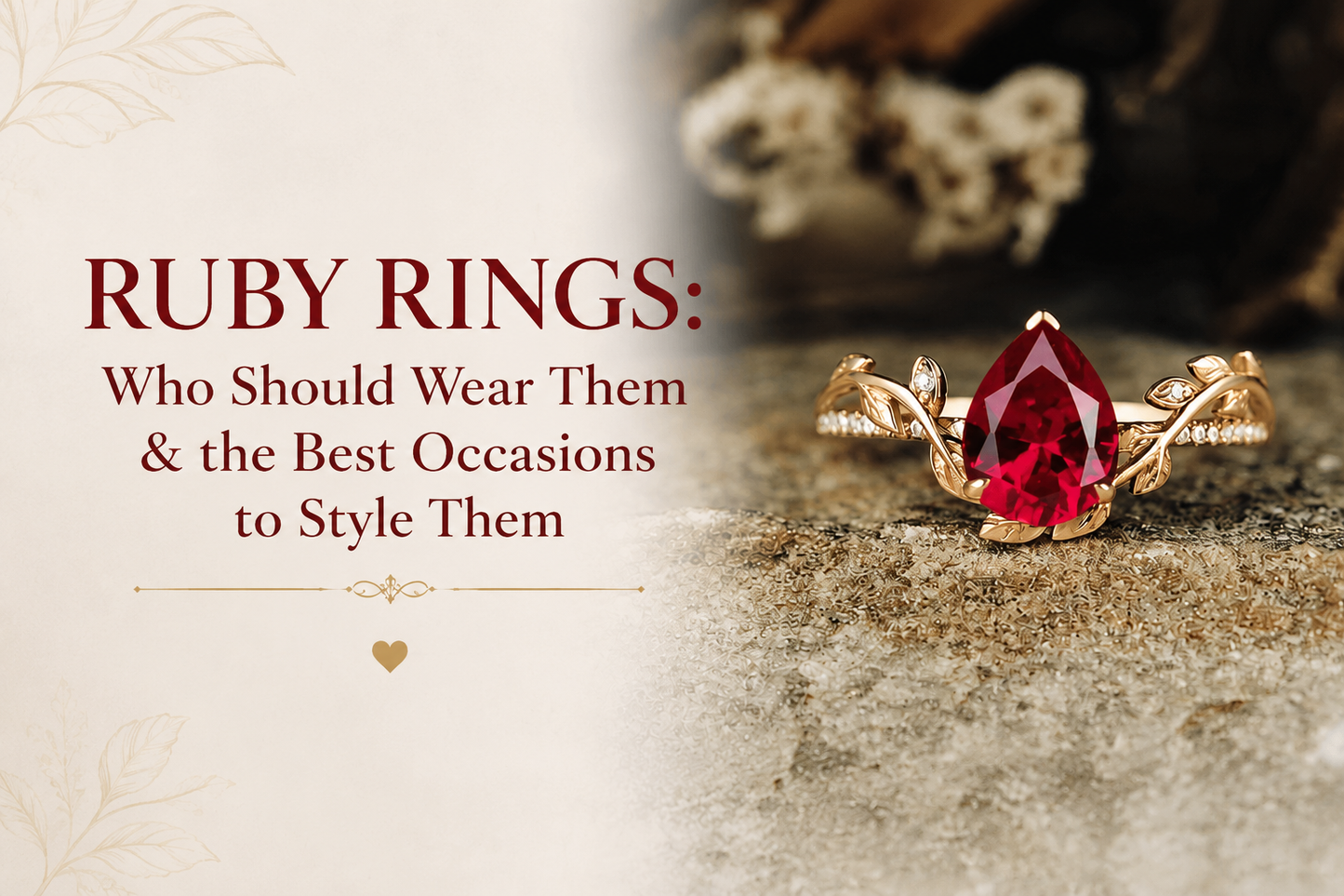 Ruby Rings: Who Should Wear Them and the Best Occasions to Style Them