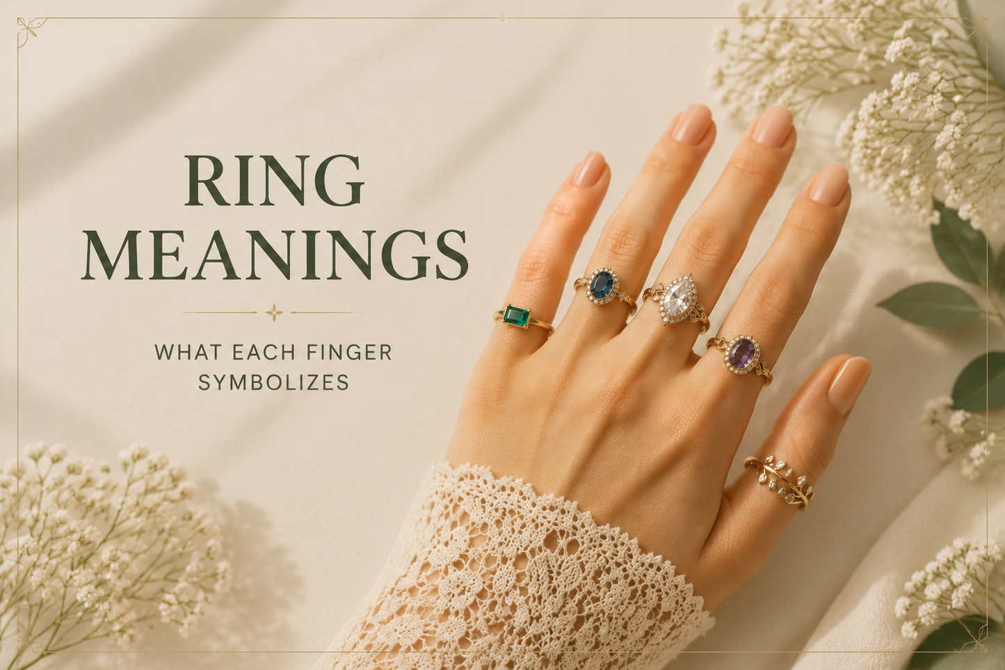 What Does Wearing a Ring on Each Finger Mean