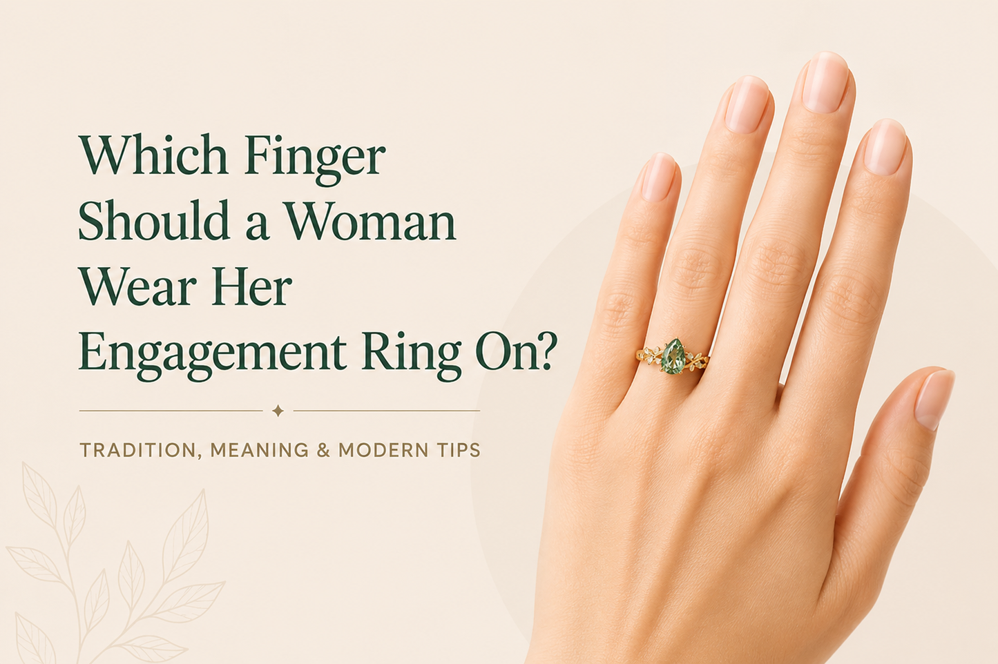 Which Finger Should a Woman Wear Her Engagement Ring On?