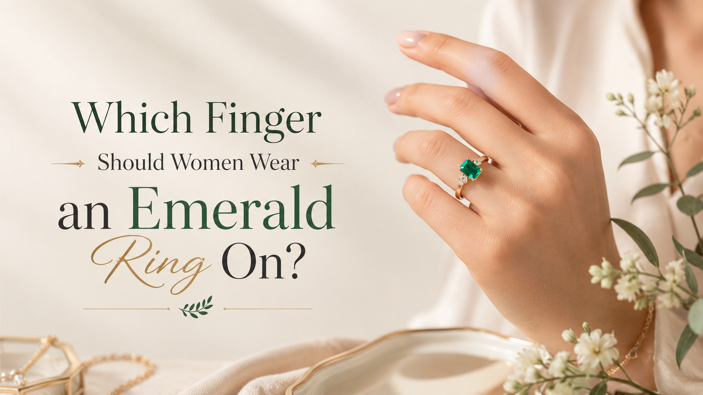 Which finger to wear emerald ring for women