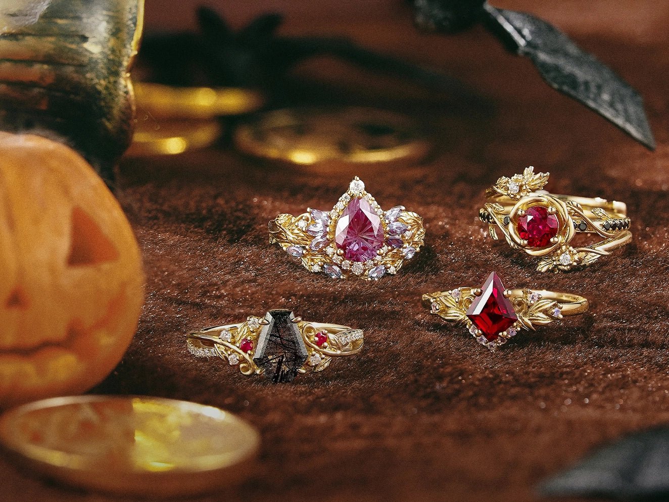Halloween Rings & Engagement Rings | Magical Proposal Ideas - GemsMagic