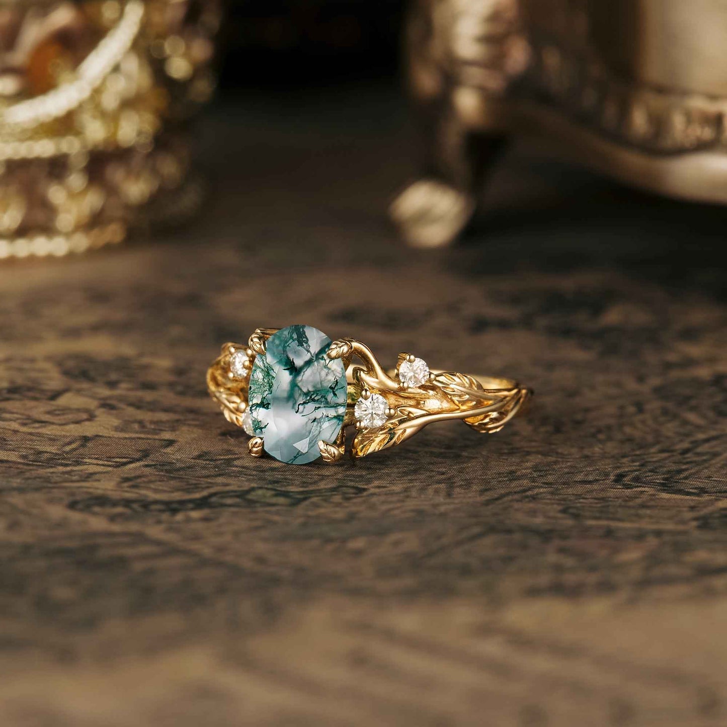 Is Moss Agate a Good Engagement Ring? - GemsMagic