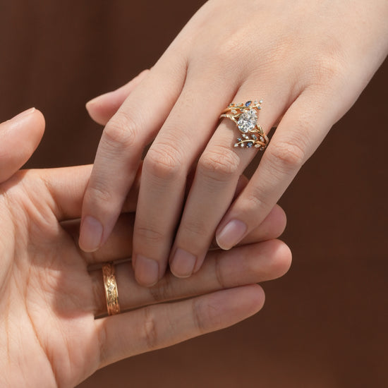 Aphrodite's Enchanted Vine | Nature Inspired Couple Ring