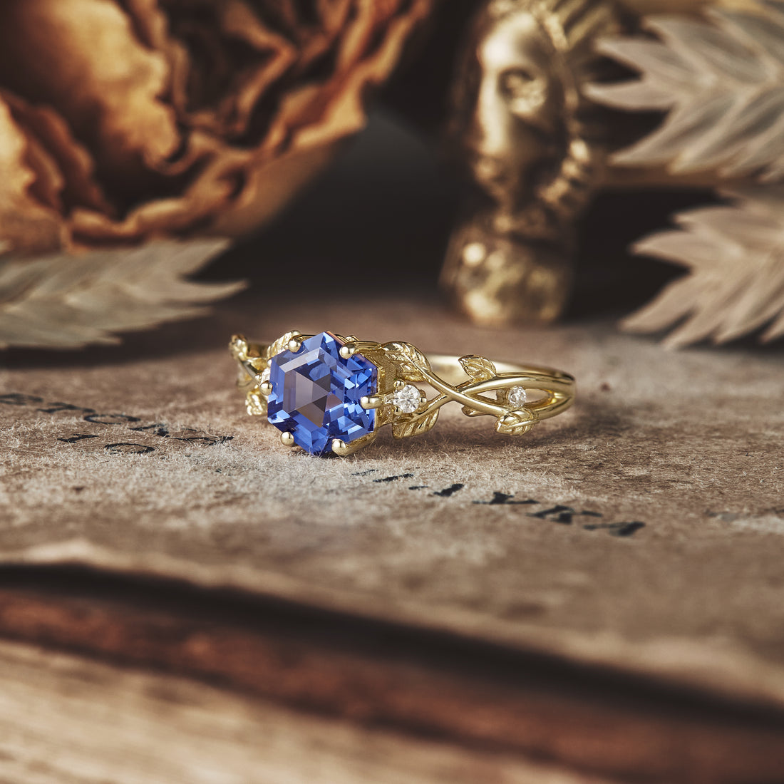 vintage sapphire engagement rings