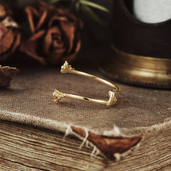 Wedding Rings Adorned with Nature's Floral Elegance