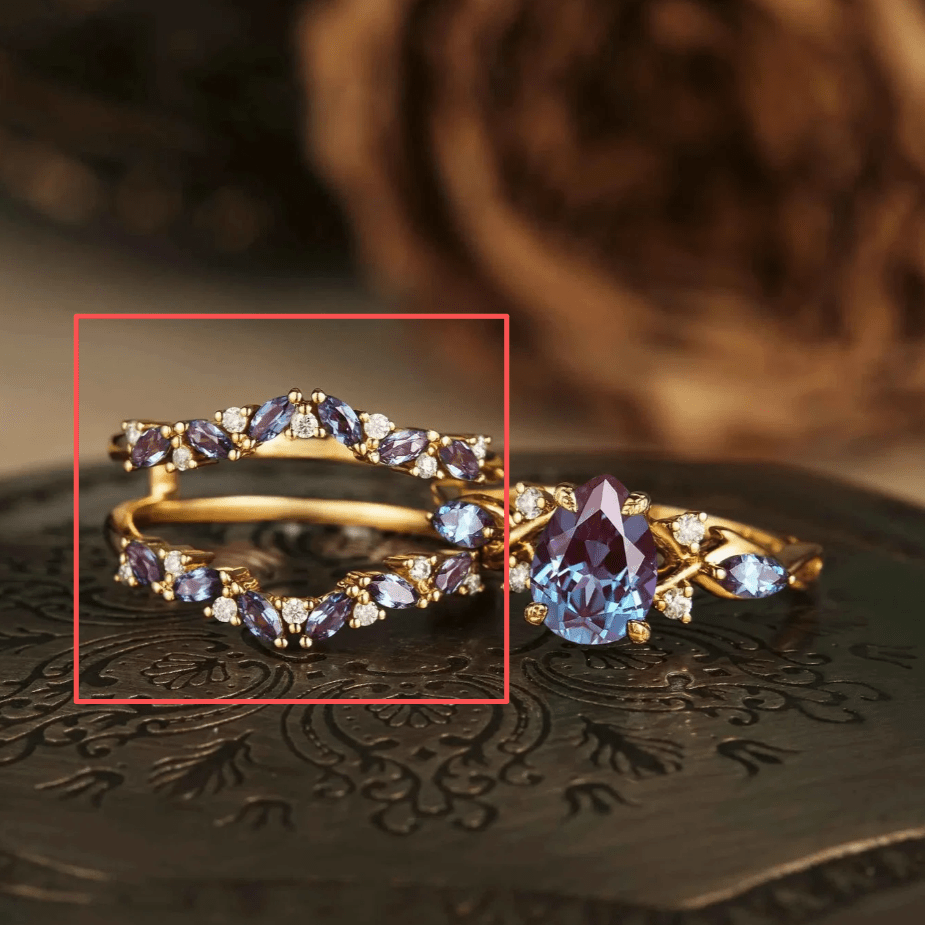 Custom Alexandrite Ring Enhancer For Sydni Turner - GemsMagic