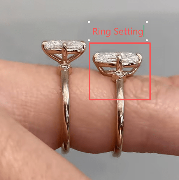 Custom Oval Cut Lab Grown Diamond Crossed Leaf Engagement Ring For Mason Gooder - GemsMagic