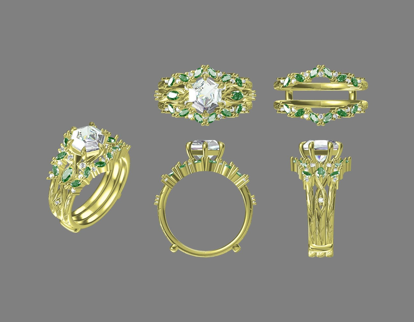 Custom Ring for Darwin Diaz(Silver) - GemsMagic