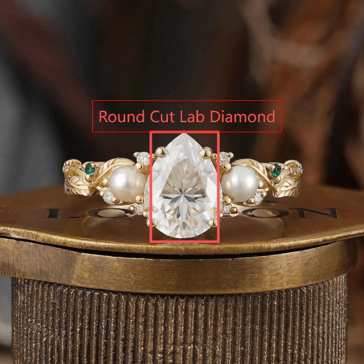 Custom Round Lab Grown Diamond Engagement Ring For Matthew Sanders - GemsMagic