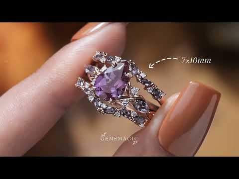 Exclusive Ring Set for Alexandrite Lovers - GemsMagic