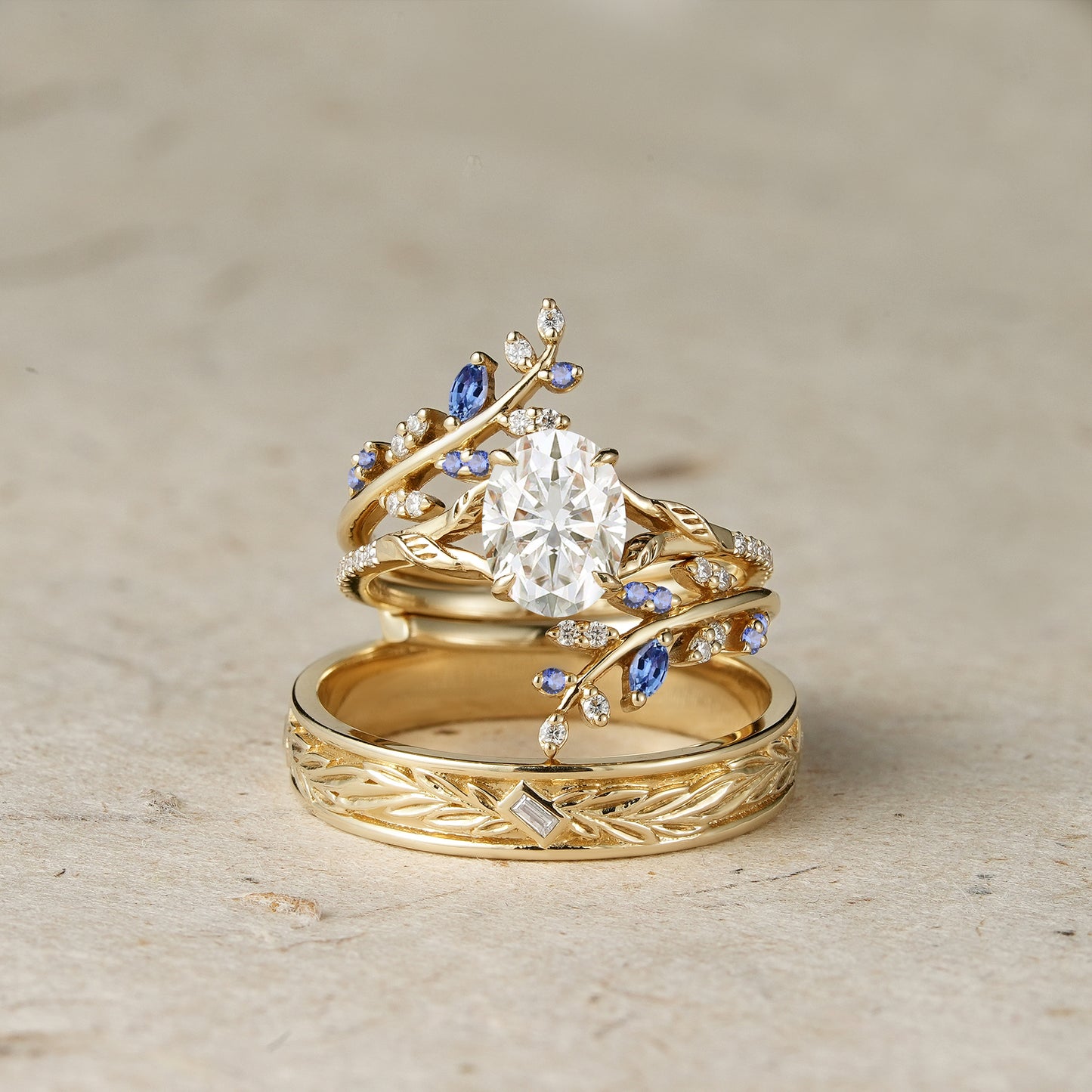 Aphrodite's Enchanted Vine | Nature Inspired Couple Ring