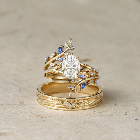 Aphrodite's Enchanted Vine | Nature Inspired Couple Ring