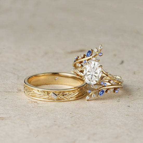 Aphrodite's Enchanted Vine | Nature Inspired Couple Ring