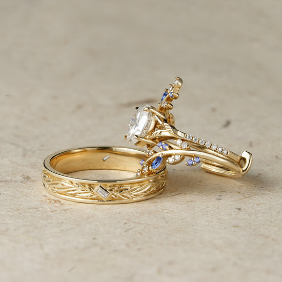 Aphrodite's Enchanted Vine | Nature Inspired Couple Ring